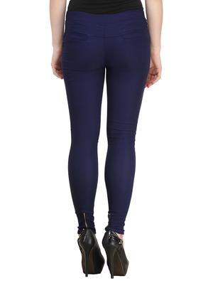 navy blue cotton jeggings - 12958522 - Standard Image - 2