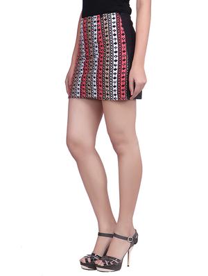 multicolored embroidered cotton skirt - 12960174 - Standard Image - 2