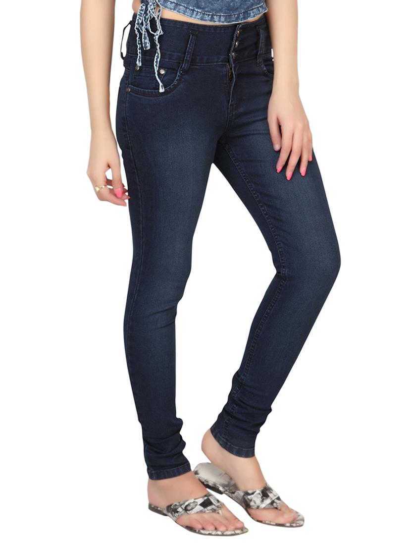 navy blue denim jeans - 12960405 - Zoom Image - 2