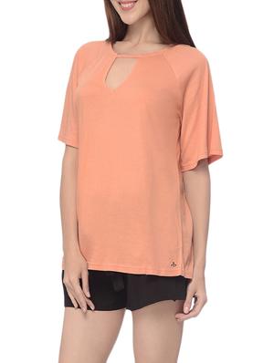 peach cotton regular top - 12965537 - Standard Image - 2