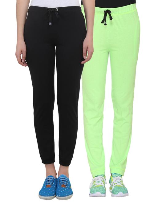 multi colored cotton track pant combo - 12988110 - Standard Image - 1