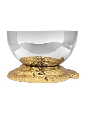 stainless steel rope nut bowl by sage koncpt - 12988742 - Standard Image - 2