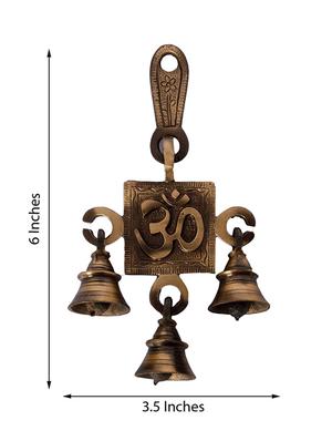 Brown Brass Om hanging Bells - 1298926 - Standard Image - 2