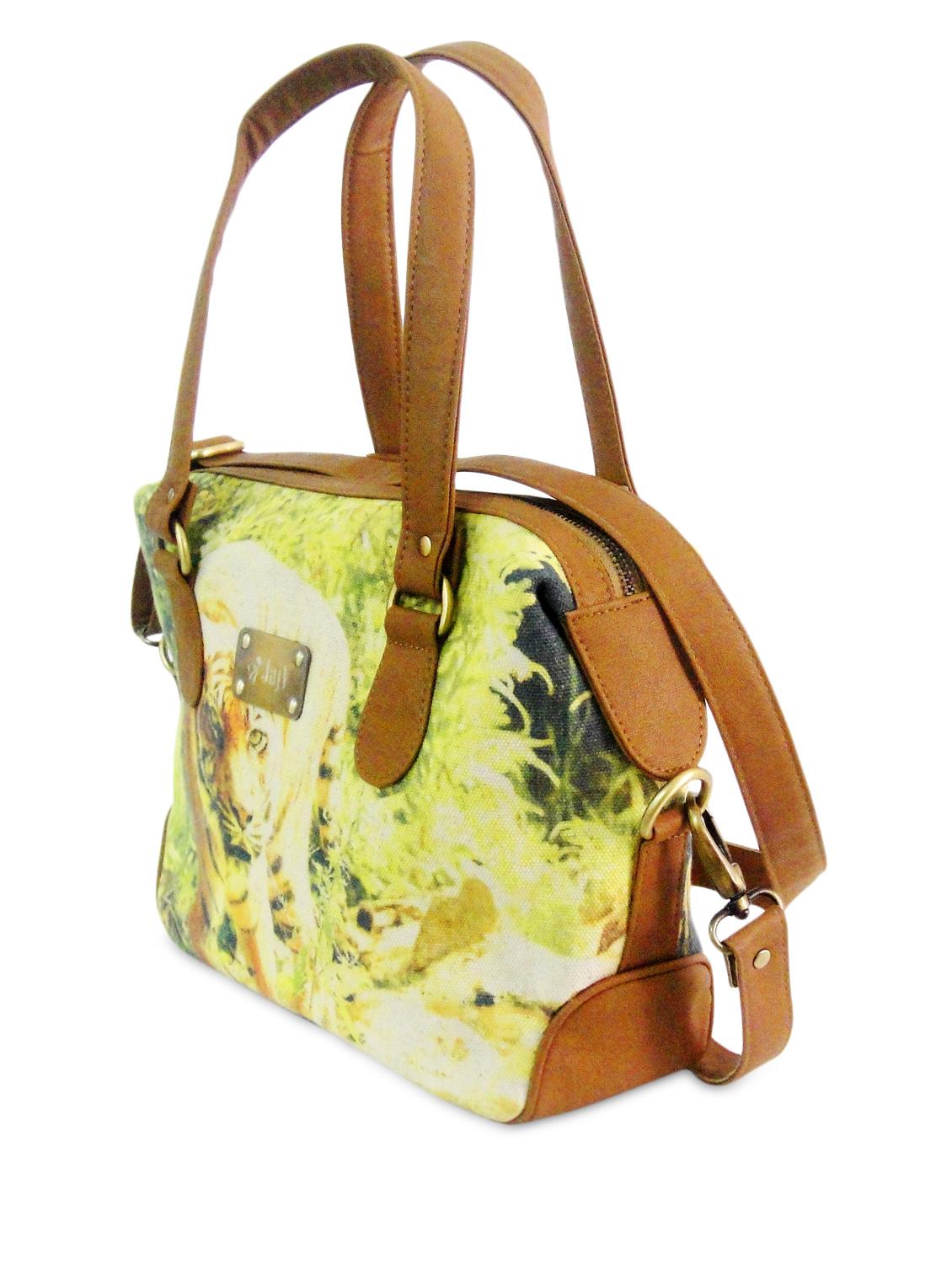 multicoloured tiger print handbag - 1300073 - Zoom Image - 2