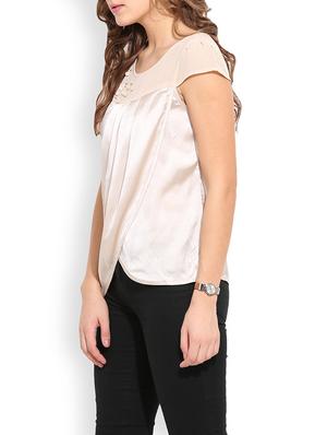 beige embellished top - 13003926 - Standard Image - 2