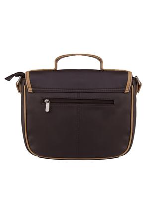 brown leatherette sling bag - 13011855 - Standard Image - 2