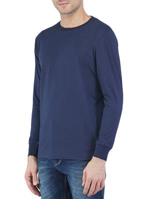 navy blue single jersey tshirt - 13013445 - Standard Image - 2