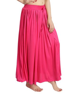 pink satin skirt - 13023272 - Standard Image - 2