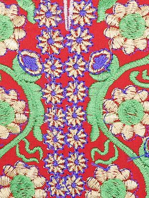 multi colored cotton embroidered long kurta - 13024926 - Standard Image - 5