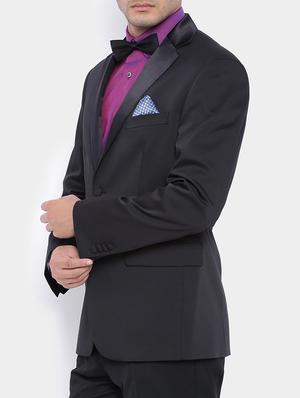 black polyester formal blazer - 13044751 - Standard Image - 2