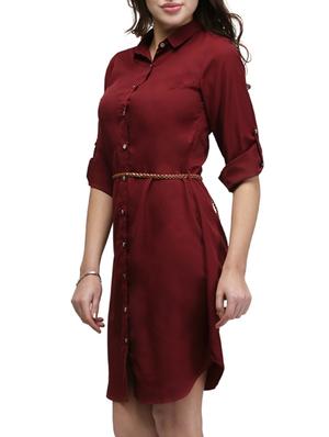 buttoned-up belted shirt dress - 13056038 - Standard Image - 2