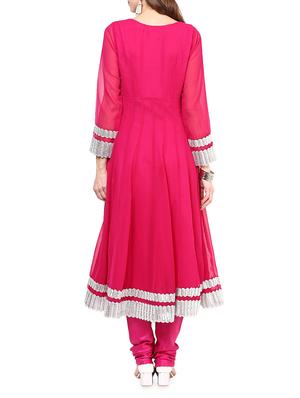 embroidered anarkali suit set - 1306054 - Standard Image - 2