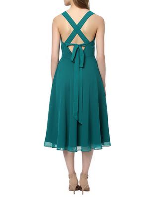 criss-cross back fit and flare dress - 13064509 - Standard Image - 2