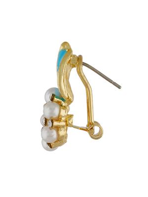 blue metal studs earrings - 13075853 - Standard Image - 2
