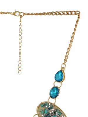 blue metal short necklace - 13075868 - Standard Image - 2