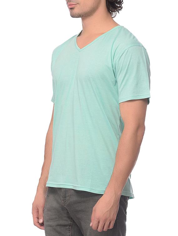 green cotton tshirt - 13076011 - Zoom Image - 2