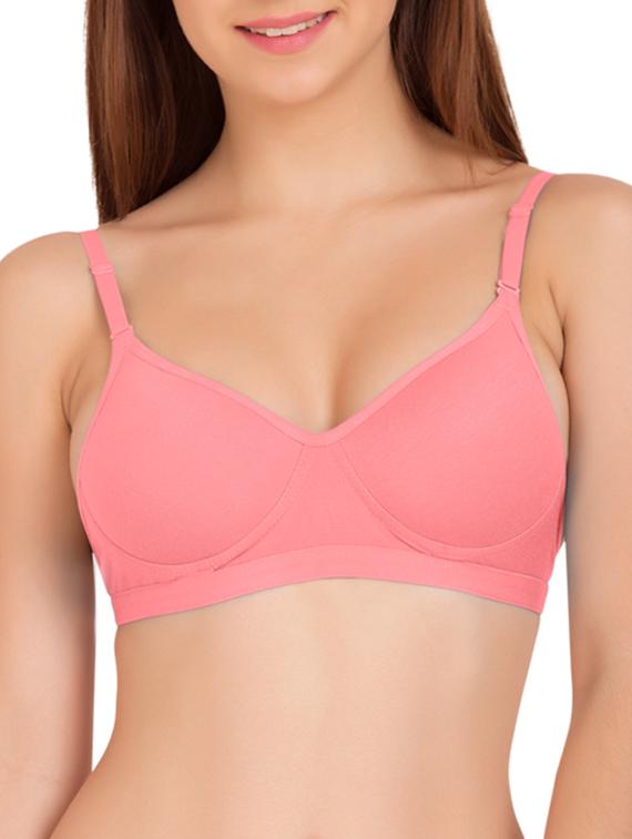 multicolored cotton t-shirt bra combo - 13082503 - Zoom Image - 2