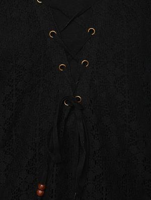 black lace regular top - 13096677 - Standard Image - 5