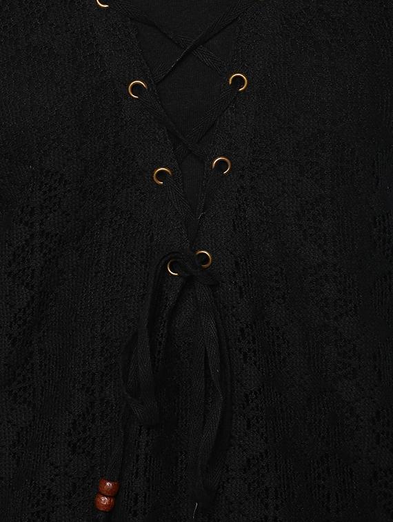 black lace regular top - 13096677 - Zoom Image - 5
