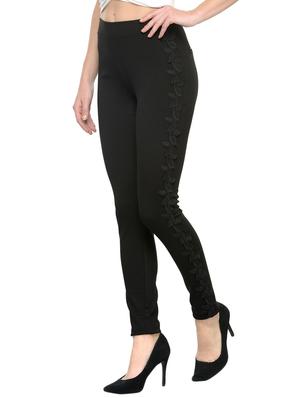 black cotton jeggings - 13096883 - Standard Image - 2