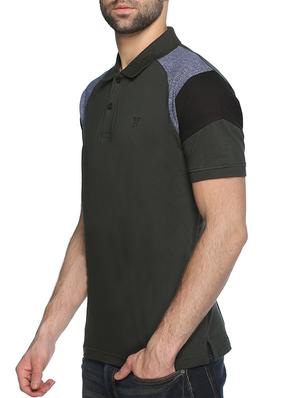 multi colored cotton color block t-shirt - 13099424 - Standard Image - 2
