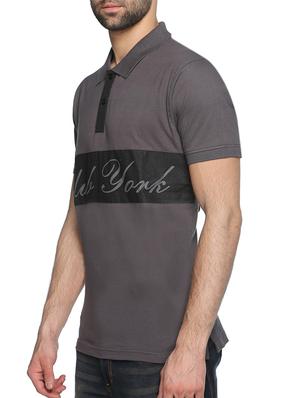 grey cotton printed t-shirt - 13099434 - Standard Image - 2