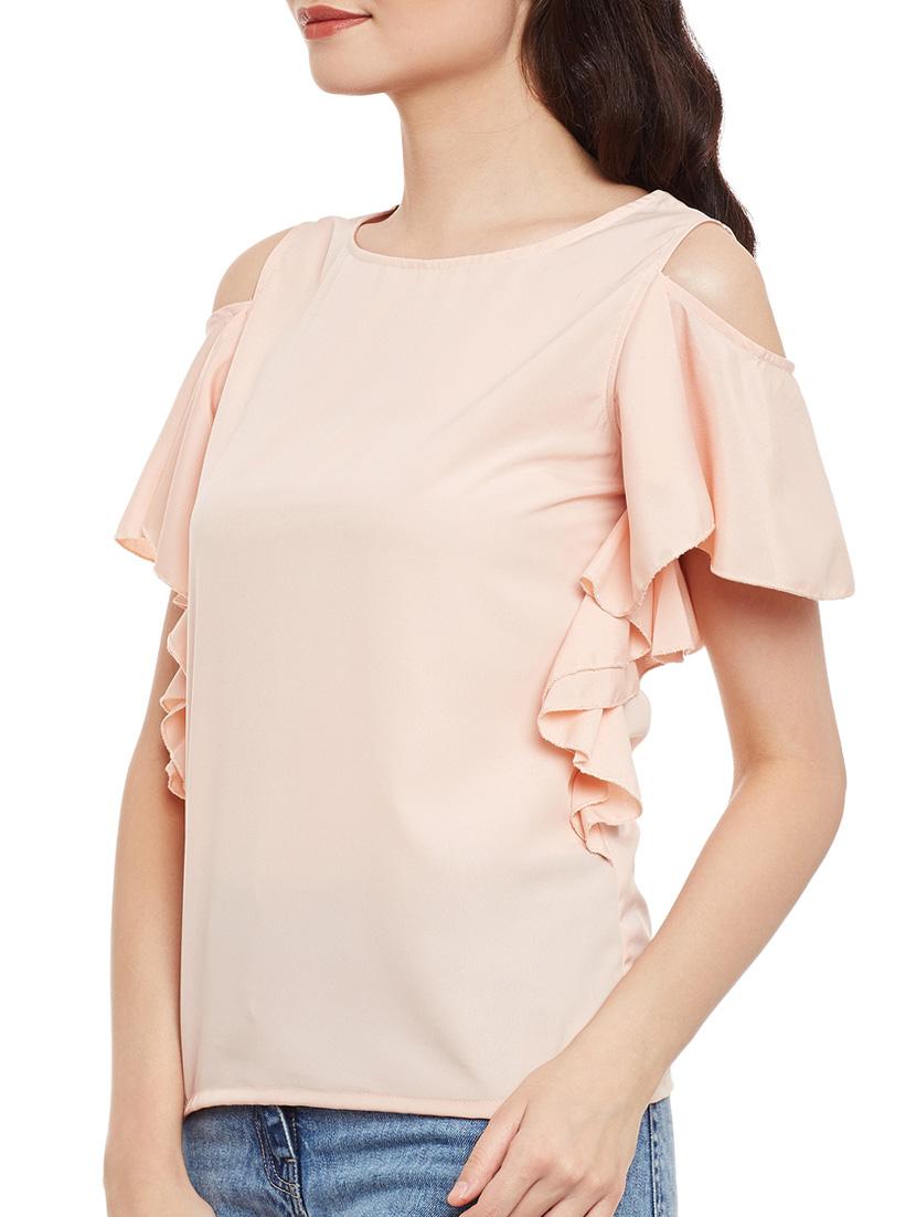 pink polyester regular top - 13110947 - Zoom Image - 2