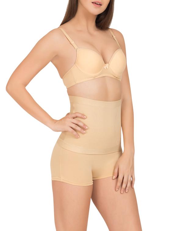 beige cotton tummy tucker - 13115083 - Zoom Image - 2