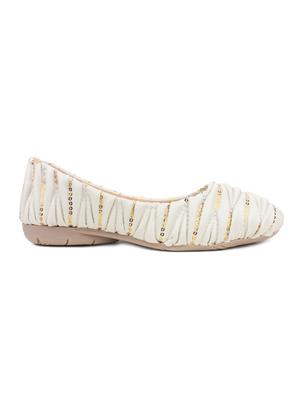 white slip on ballerina - 13117290 - Standard Image - 2