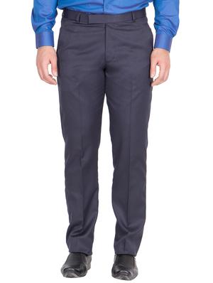 black grey rayon set of 2 flat front formal trouser - 13123171 - Standard Image - 2