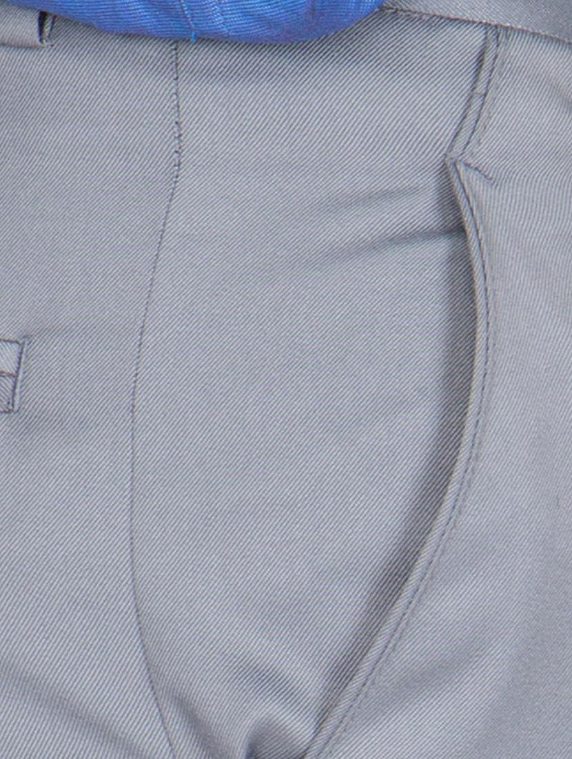 black grey rayon set of 2 flat front formal trouser - 13123171 - Zoom Image - 8
