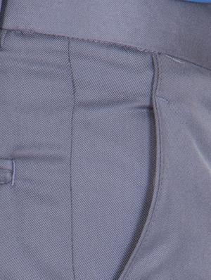 blue grey rayon set of 2 flat front formal trouser - 13123195 - Standard Image - 8