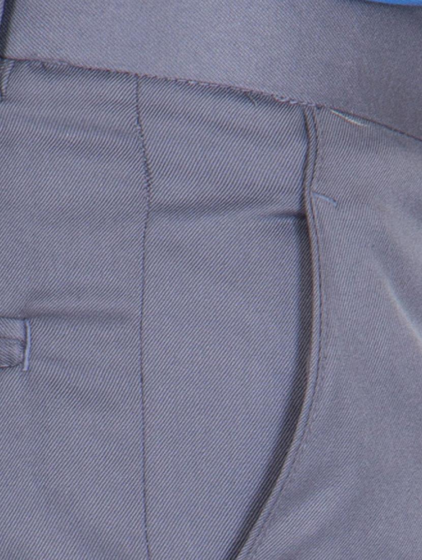 blue grey rayon set of 2 flat front formal trouser - 13123195 - Zoom Image - 8