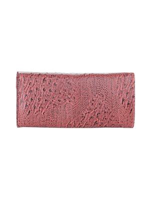 pink leatherette clutch - 13132225 - Standard Image - 2