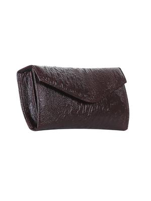purple leatherette clutch - 13132226 - Standard Image - 5