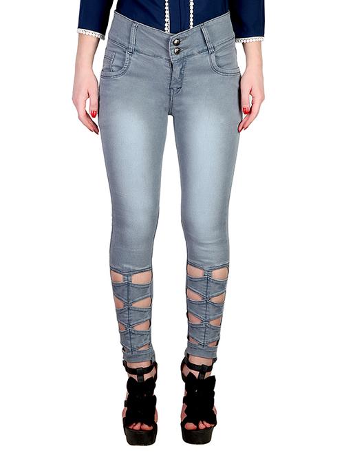 grey denim jeans - 13146966 - Very Small Image - 1