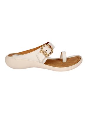 white one toe sandal - 13146983 - Standard Image - 2