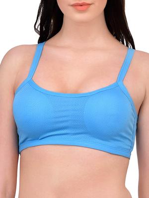 blue polyester bralette - 13147861 - Standard Image - 2