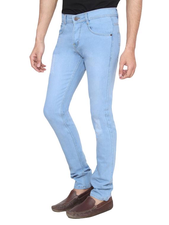 blue denim light washed jeans - 13151652 - Zoom Image - 2