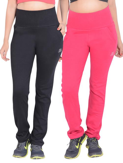 multi colored cotton track pants - 13153771 - Very Small Image - 1