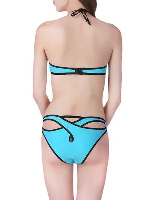 light blue polyamide bikini - 13155566 - Standard Image - 2