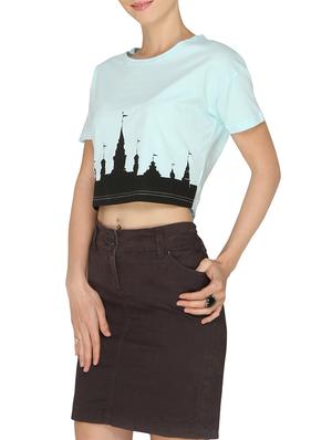 green cotton crop top - 13158377 - Standard Image - 2