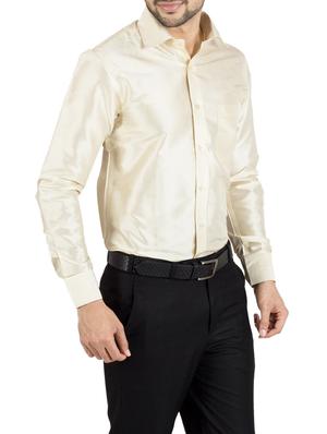 white solid casual shirt - 13158667 - Standard Image - 2