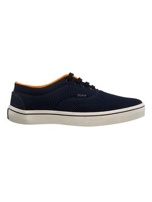 navy mesh lace up sneaker - 13162157 - Standard Image - 2