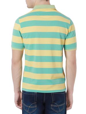 yellow cotton striped t-shirt - 13165734 - Standard Image - 2