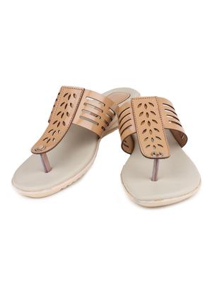 brown toe separator sandal - 13178743 - Standard Image - 2
