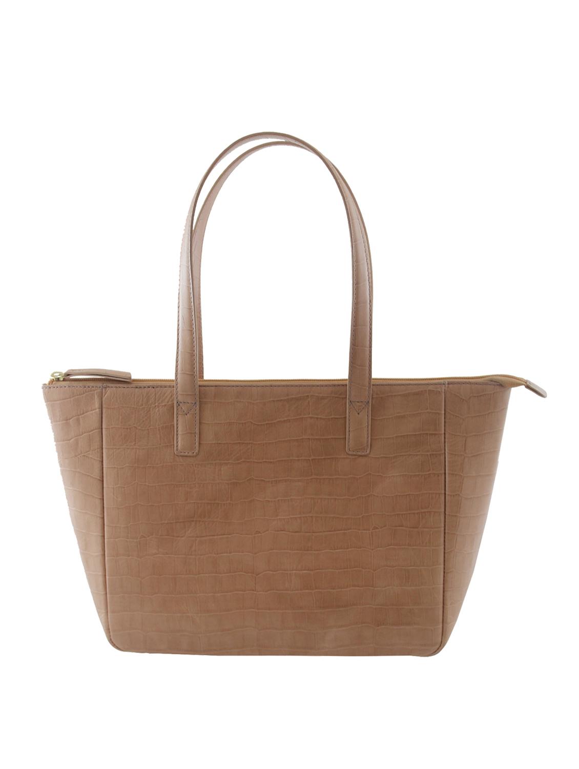 nude leather handbag - 13182684 - Zoom Image - 2