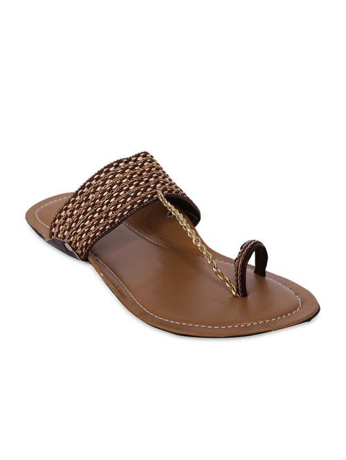 Multicolored Faux Leather Sandals - 1318558 - Very Small Image - 1