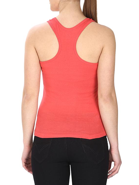 red cotton top - 13196007 - Zoom Image - 2