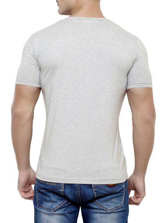 grey cotton tshirt - 13205411 - Zoom Image - 2